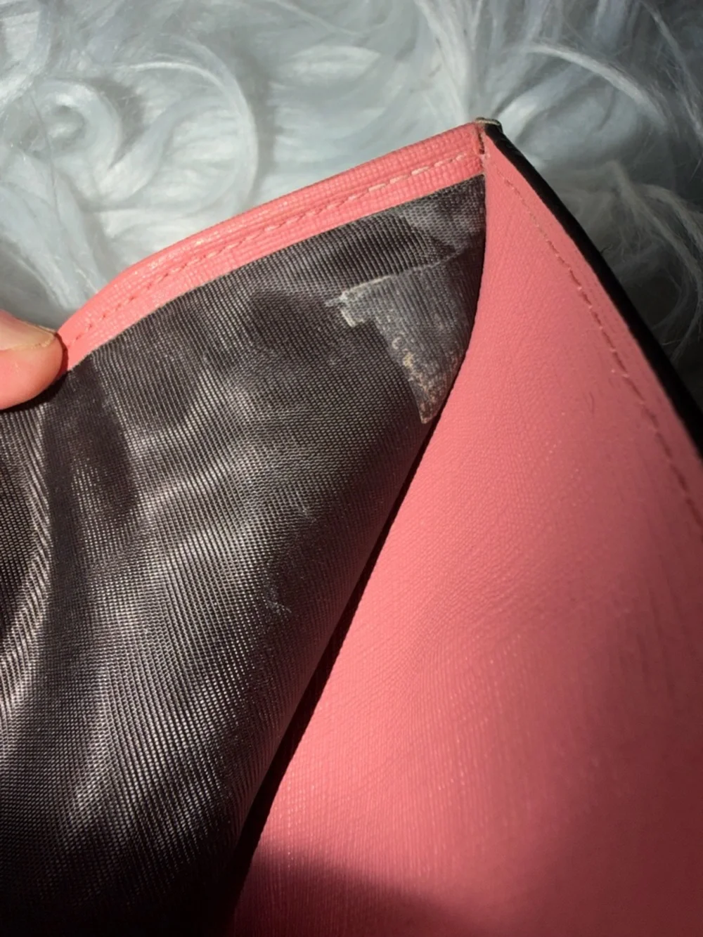 GUCCI GG SURPREME MONOGRAM FACE WALLET BEIGE/PINK - Picture 11 of 15